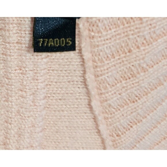 Vintage Pendleton Womens V-Neck Cardigan Sweater Pink 3/4 Sleeve Size PS - Picture 7 of 9